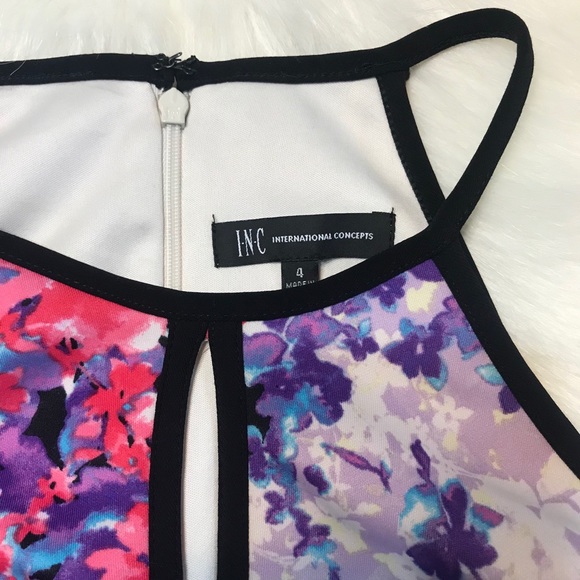 INC International Concepts⚜️Floral Body Con Dress - Picture 4 of 6